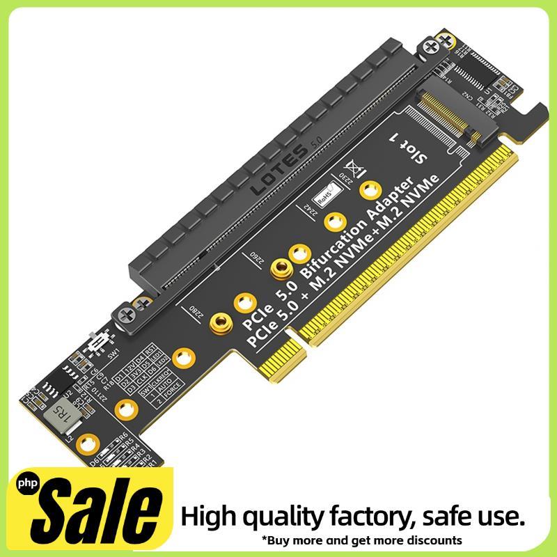 Adaptador Dual NVMe PCIe 5.0 , X16 Para E X16 (Sinal X8) , M . Placa De Expansão SSD 2