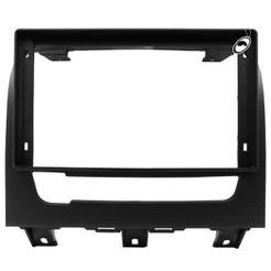 Moldura De Painel 2 Din 9" ou 10" Palio Weekend Siena EL Strada Adventure 2012 Em Diante - Preta