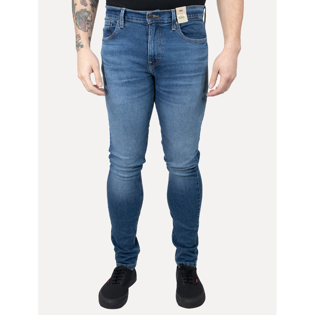 Calça Levis Jeans Masculina 512 Slim Taper Brushed Azul