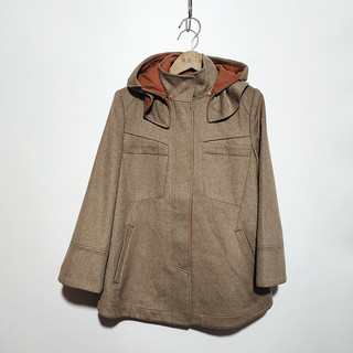 MUJEW outono inverno nova chegada jaqueta de lã roupas de bebê versão coreana bonito redução de idade casaco com capuz C