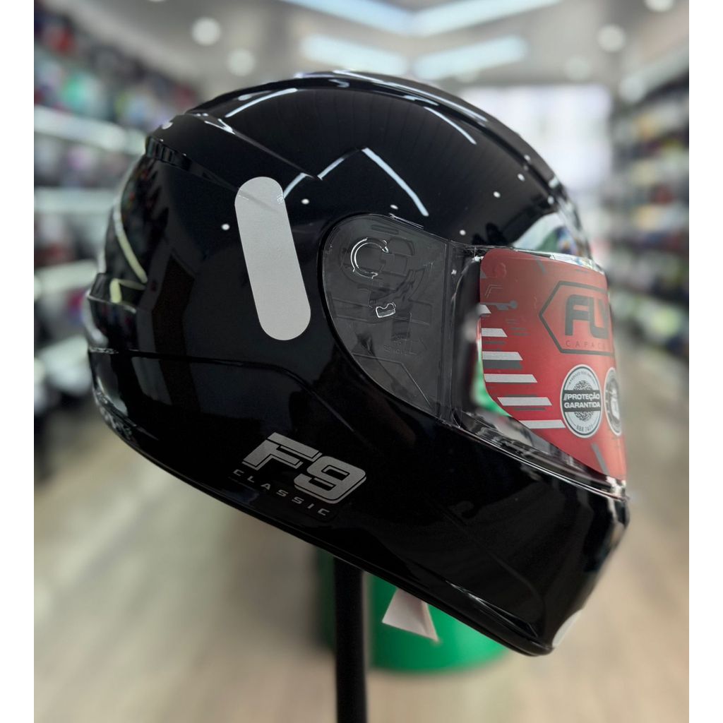 Capacete FLY F-9 CLASSIC PRETO