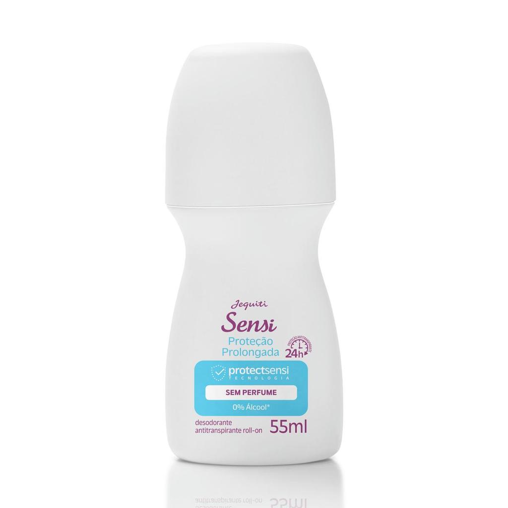 Desodorante Antitranspirante Roll-On Sensi Sem Perfume 24 Horas 55ml - Jequiti