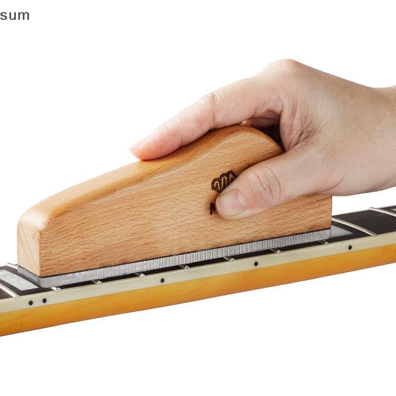 [sum] Arquivo De Nivelamento De Traste De Guitarra De 3/6 Polegadas Mão Cordas Luthier Ferramentas De Reparo Manutenção
