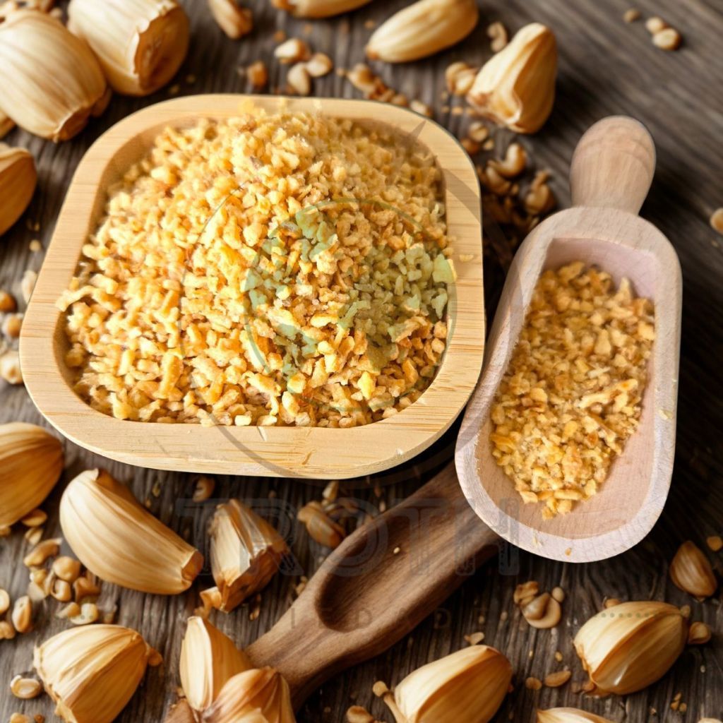 Alho frito alta qualidade premium - sabor caseiro PRONTA ENTREGA 100g 300g 500g 1kg Troth Variedades