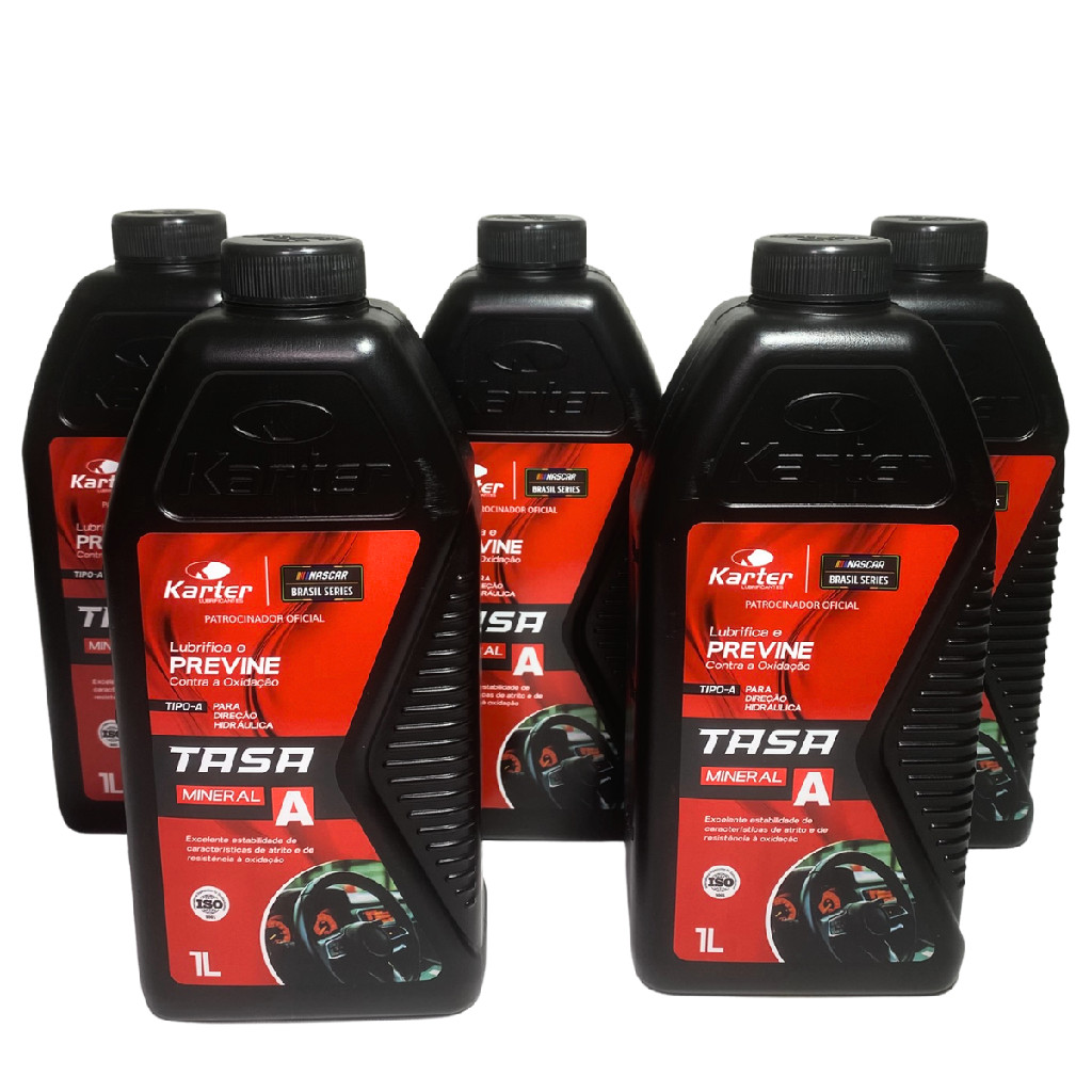 Kit 5 Oleos Atf Tipo A 1l Direcao Hidraulica Transmissao