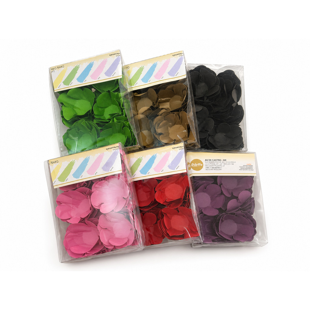 Forminha Begonia para Doces Finos Brigadeiros Docinhos Festa Confeitaria Decoração de Mesa