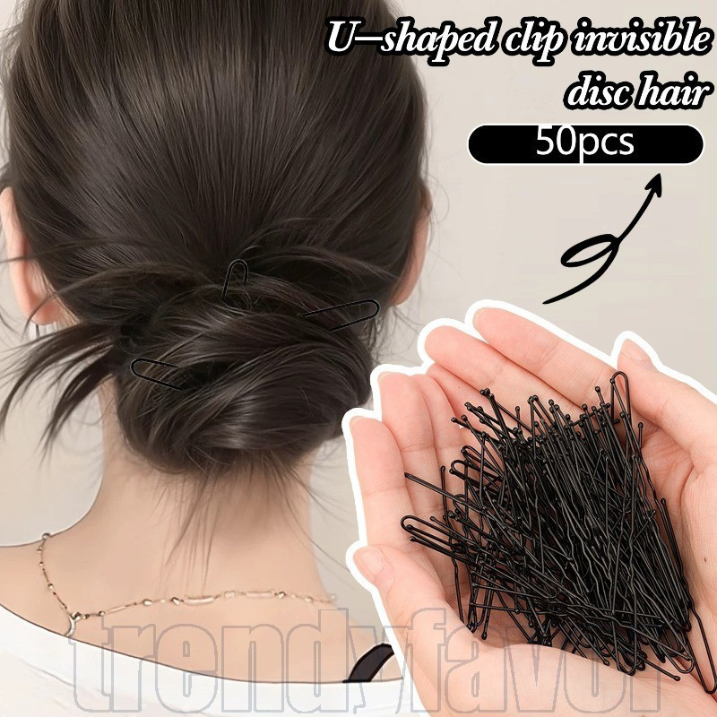 150 Unidades De Grampos De Cabelo Pretos Em Forma De U-Grampo Descartável-Bobby Pins De 5/6/7 Cm-Mini Prendedor De Metal