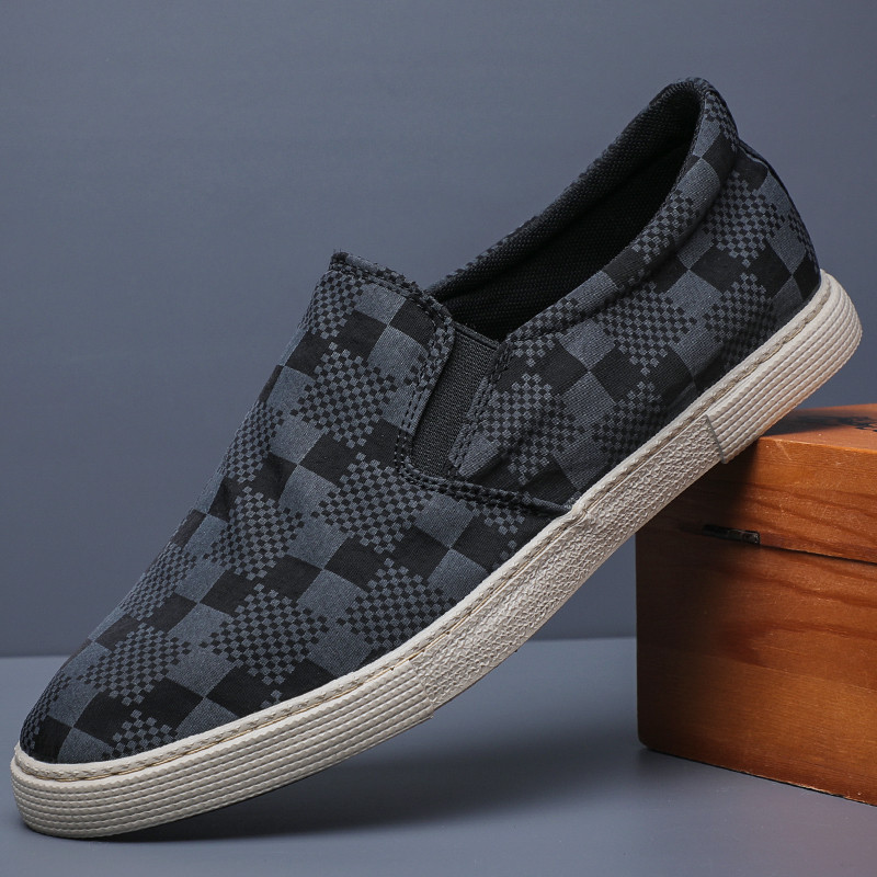2025 novo estilo primavera outono sapatos masculinos sapatos de lona sapatos casuais da moda velho pequim sapatos de pan