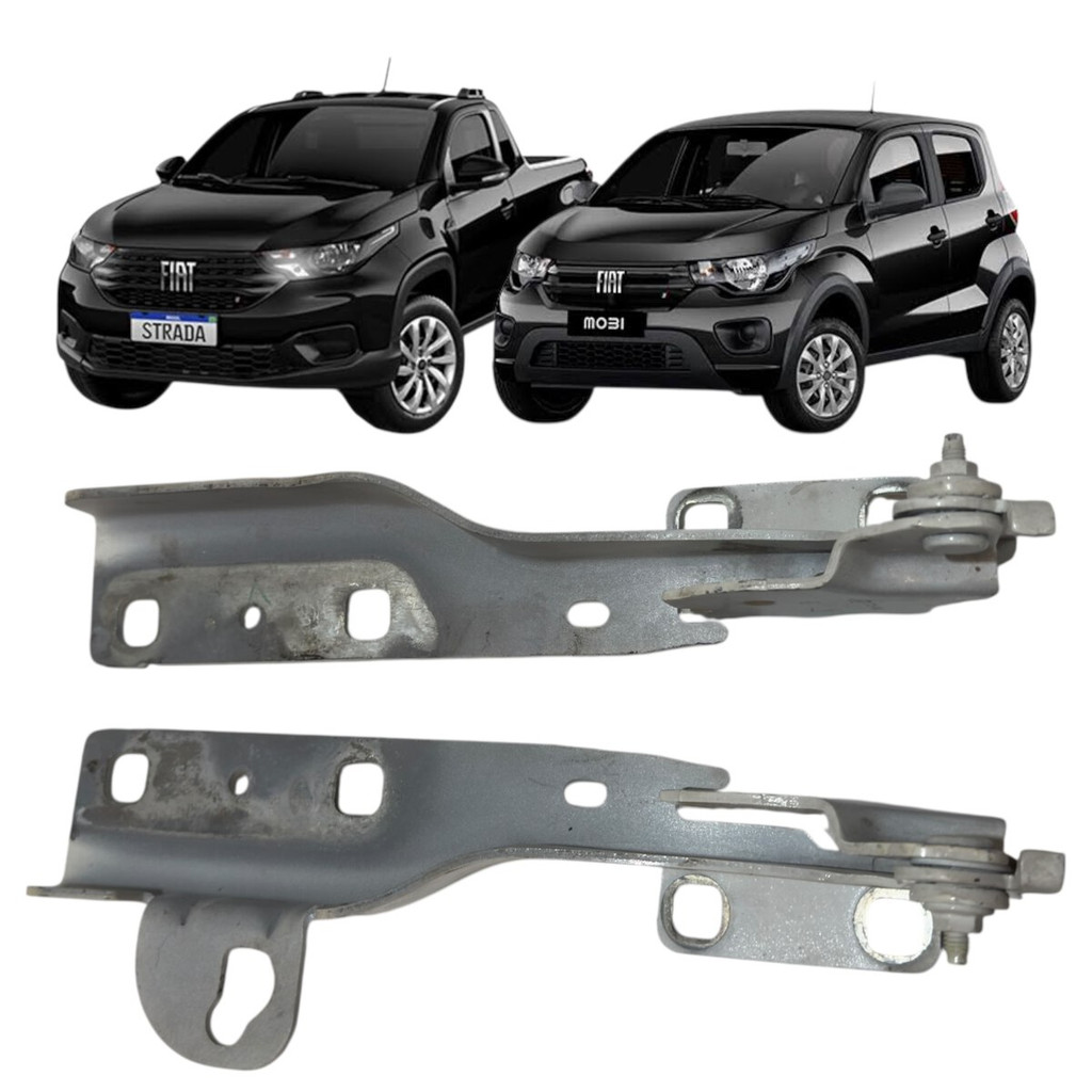 Par Dobradiça Capo Original Nova Strada Fiat Mobi