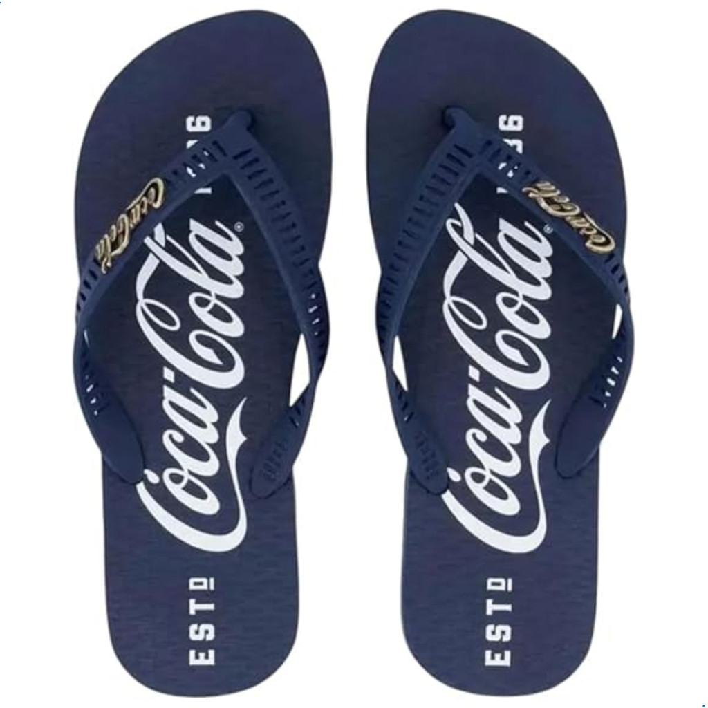 Chinelo de Dedo Masculino Coca-Cola Original Estampa
