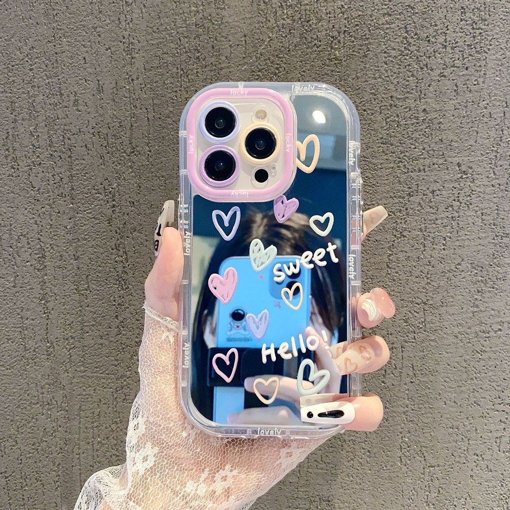 Capa de celular com estampa de coração Aplicável a SAMSUNG A03 A05S A06 A07 A12 A14 A15 A16 A17 A24 A25 A32 A34 A35 A36