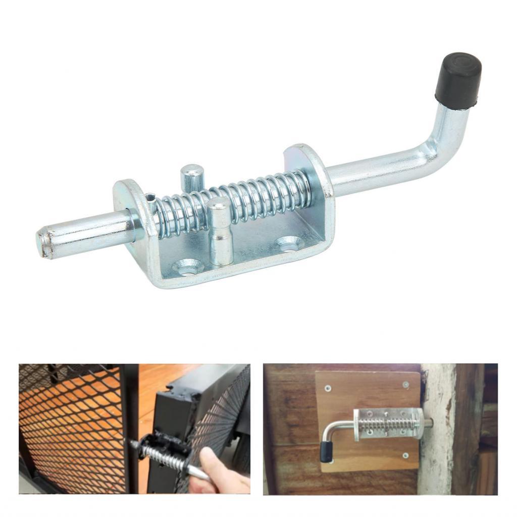 carworld-BR Aumotop Galvanizado Durável RV Trailer Portão Pino de Trava com Mola Parafuso/Fixador para Porta de Baú