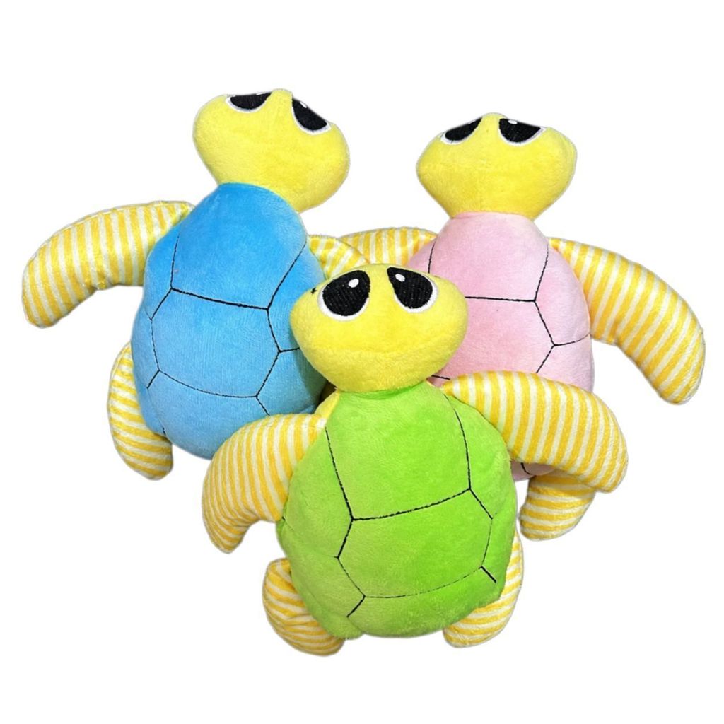 Brinquedo de Pelúcia Tartaruga com Apito para Cães e Gatos 28x21cm - Verde