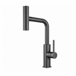 Torneira Gourmet Extensível Cozinha 4 Jatos - Grafite
