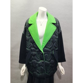 R RMEO Romântico Um Outono Inverno Solto All-Match Jaqueta Acolchoada Top Moda Plus Size Slimmer Look Boutique Roupas Fe