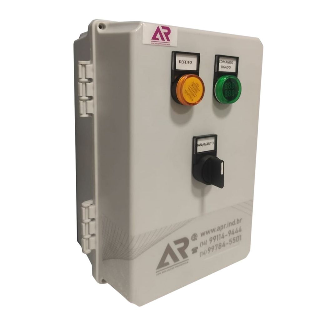 Painel Quadro de Comando Bomba Poço 1CV 380v Trifásico | APR