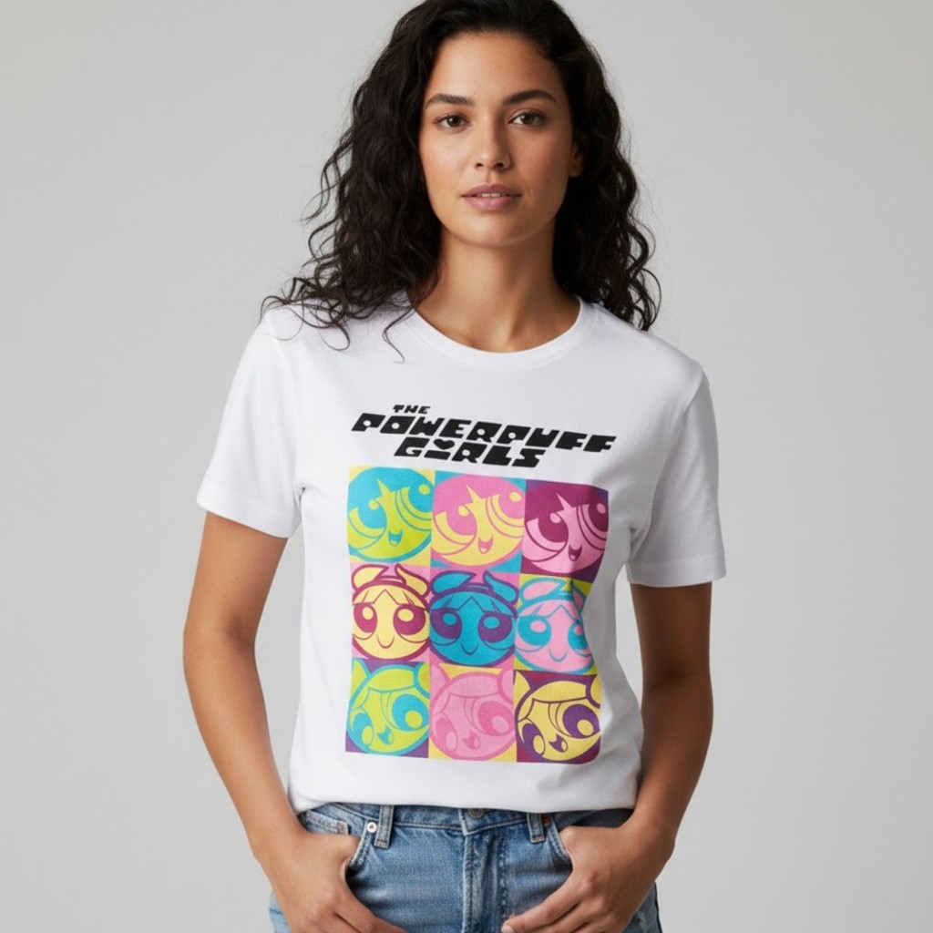 Camiseta Estampada Inspirado Super Poderosas Coloridas Unissex 100% Algodão Frete Grátis Rápido Plus Size