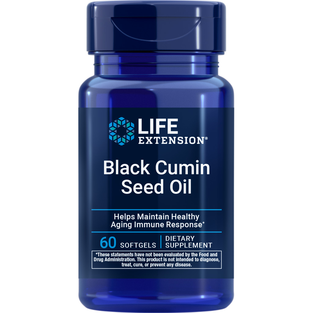 Life Extension Black Cumin / Oléo de Cominho (60 Softgels)