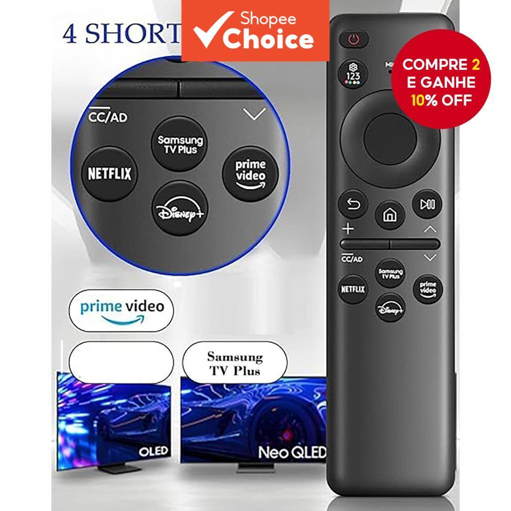 Adequado para controle remoto de voz Bluetooth inteligente SAMSUNG, modelo universal BU8000 CU8000 DU8000, com função