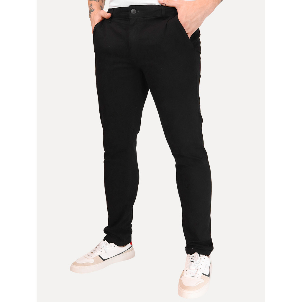 Calça Guess Original Jeans Masculina Skinny Straight Azul Médio