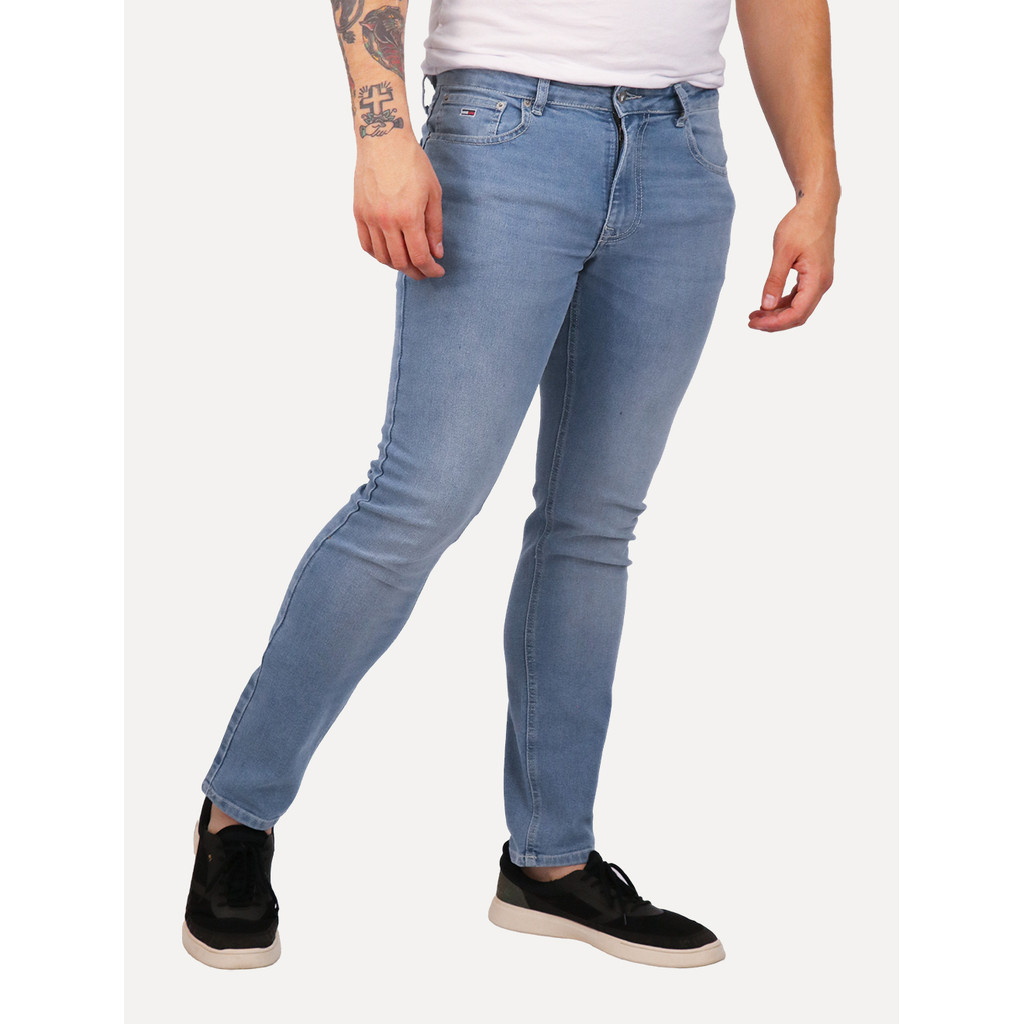 Calça Tommy Jeans Masculina Slim Scanton Washed Clara