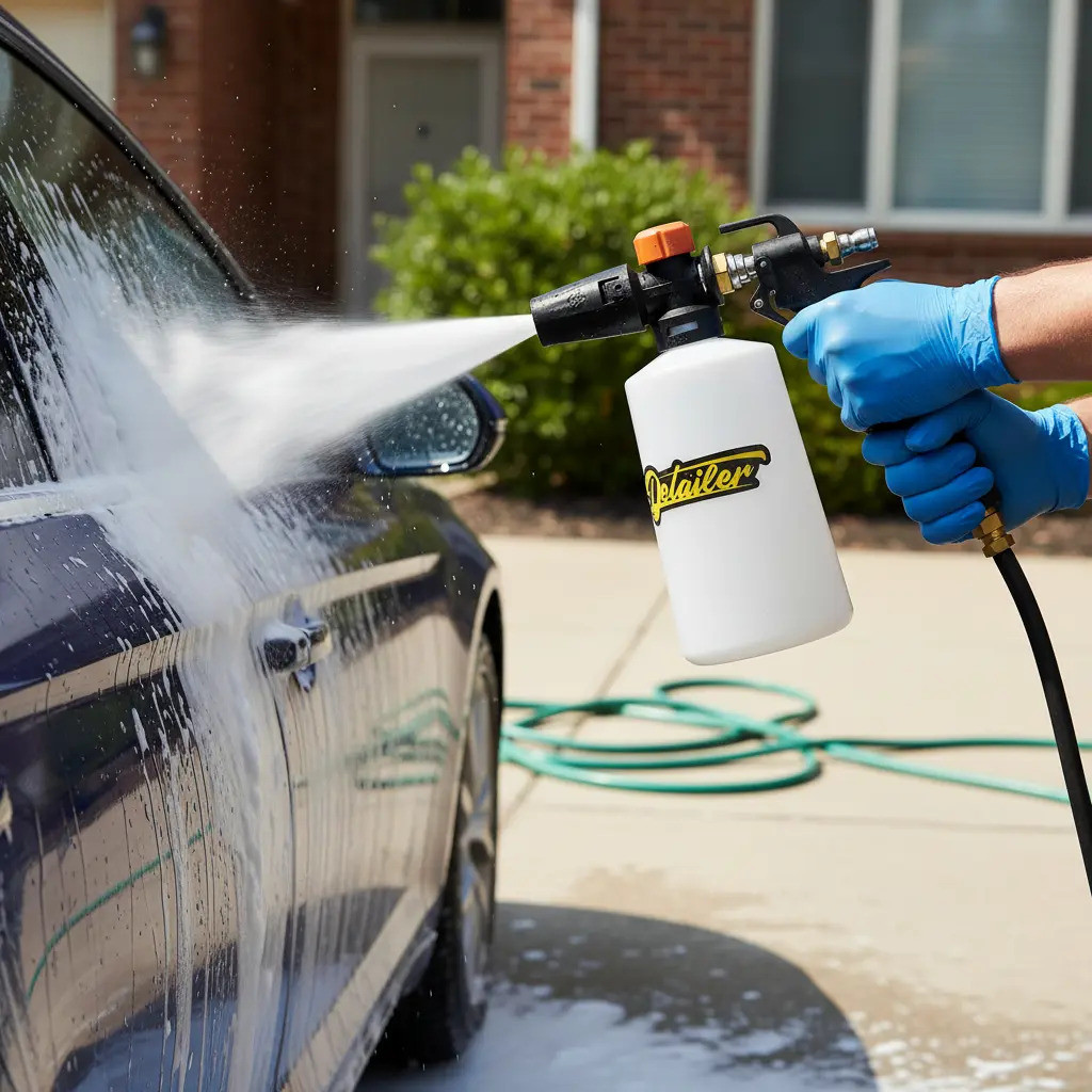 Snow Foam Detailer Canhão Espuma Alta Pressão Espuma Grossa Lavagem Automotiva