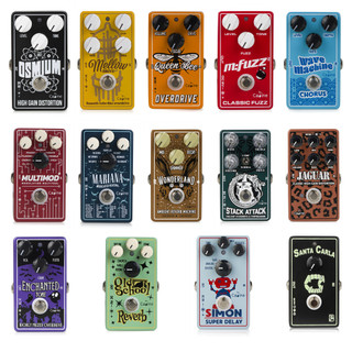 Pedais De Efeito De Guitarra Caline Distorção/Overdrive/Fuzz/Corus/Old School/Wonderland/Mariana Reverb/Compressor/Delay