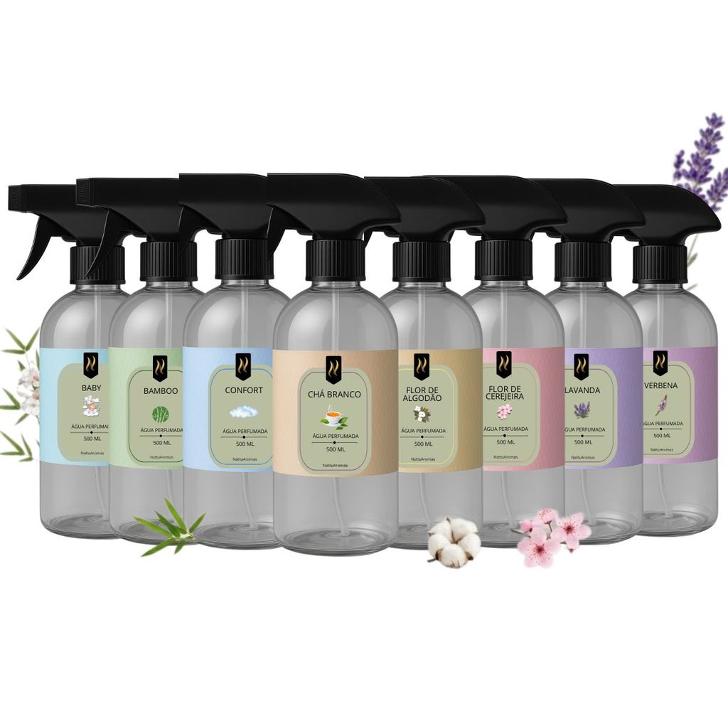 Água Perfumada P/ Roupas Tecidos Ambiente 500ml Nattuaromas em Oferta na Shopee