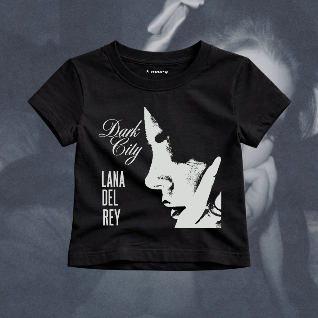 Camiseta Tee Feminina – Lana Del Rey Noir | Grunge 90s Y2K Aesthetic