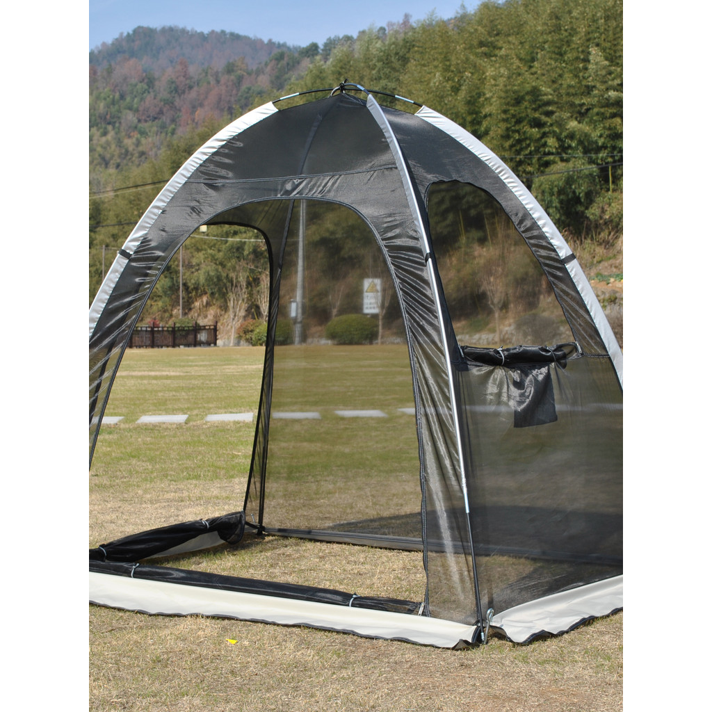 Barraca repelente de mosquitos para acampamento, barraca respirável de malha repelente de mosquitos, durável, ao ar livr