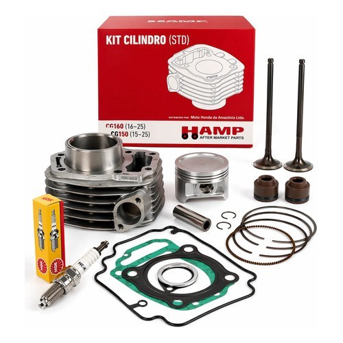 Kit Cilindro Motor Valvulas Vela Hamp Start 160 Bros 160