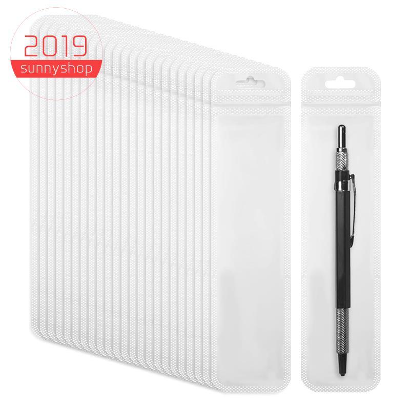 [Bestseller S] 100 Unidades De Sacos De Embalagem De Caneta , Transparentes Para Canetas Com Contas , Bolsa Resselável A