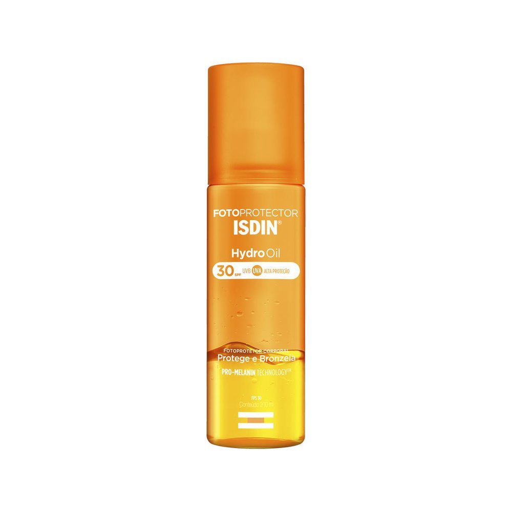 Protetor Solar e Bronzeador Isdin HydroOil FPS30 200ml