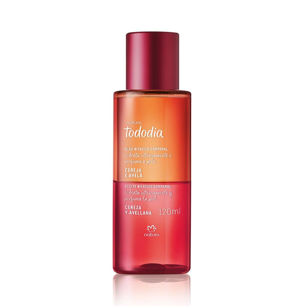 Óleo Bifásico Corporal Natura Tododia Cereja e Avelã 120 ml