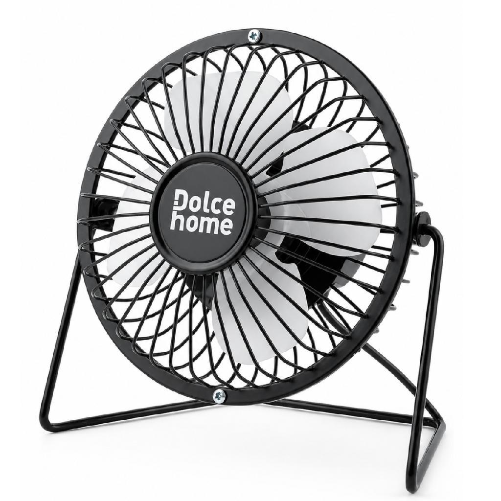 Mini Ventilador Usb De Mesa 4" Potente E Silencioso 14cm Portátil