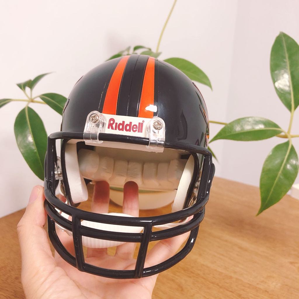 Vazamento Pick-up exportação Retro Rugby boné capacete de beisebol masculino ovelha Vikings modelo em miniatura NFL merc