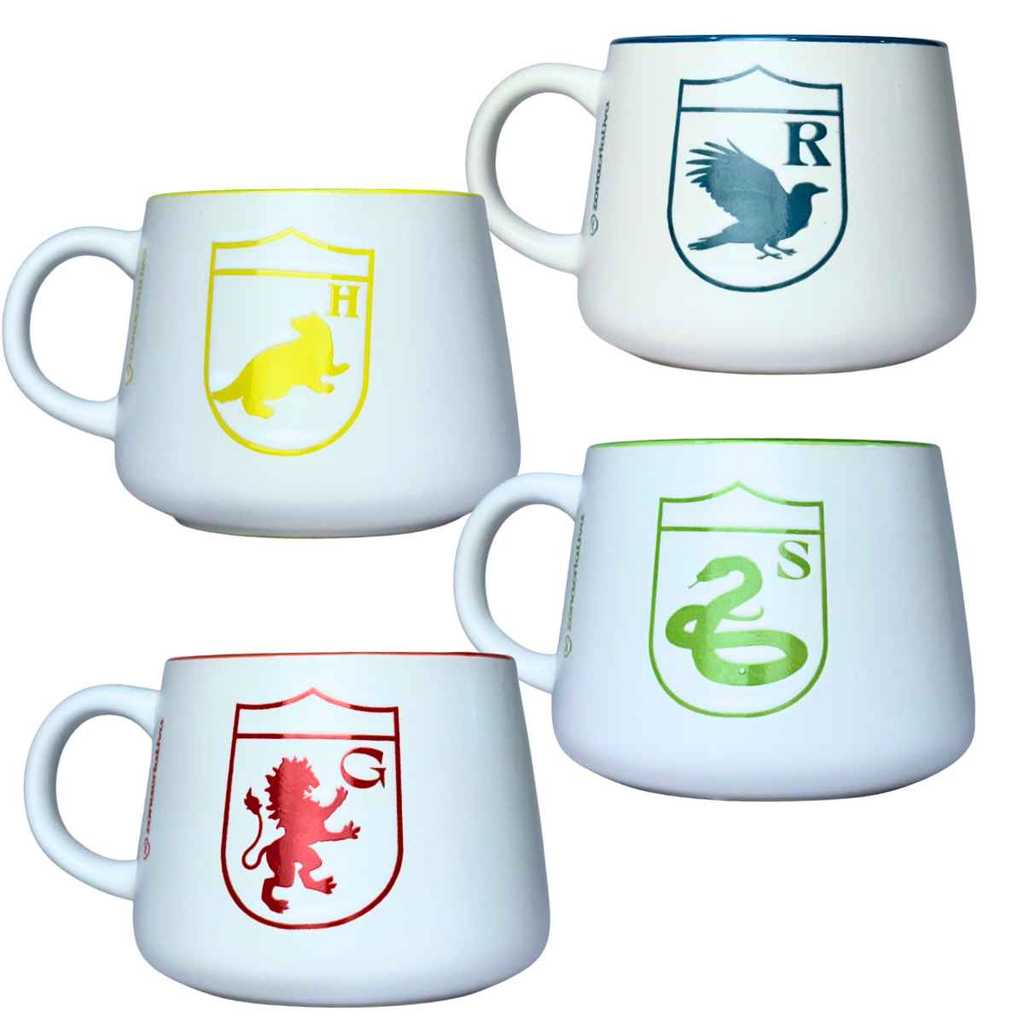 Caneca Harry Potter 500ml Xicara Sopa Cafe Sonserina Lufa Lufa Corvinal Grifinoria