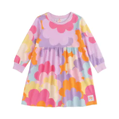 Vestido Curto Manga Longa Infantil Menina Marisol