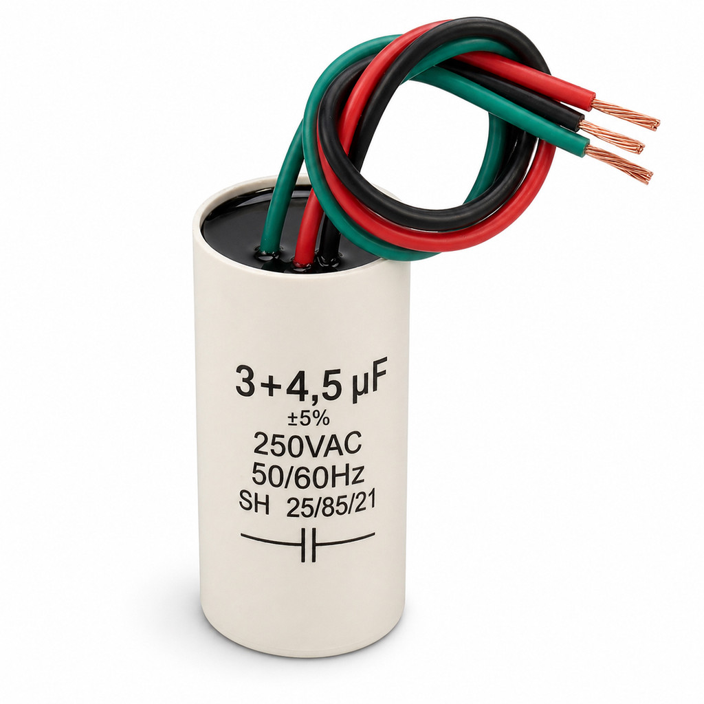 Chave Deslizante Ventilador Teto Bivolt 4x2 Controle Velocidade E Luz Tecla Reversor Branco