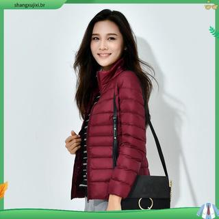 Casaco Bobojaco Jaqueta Puffer Feminina Corta Vento Nylon Jaqueta Puffer Feminina Jaqueta Feminina