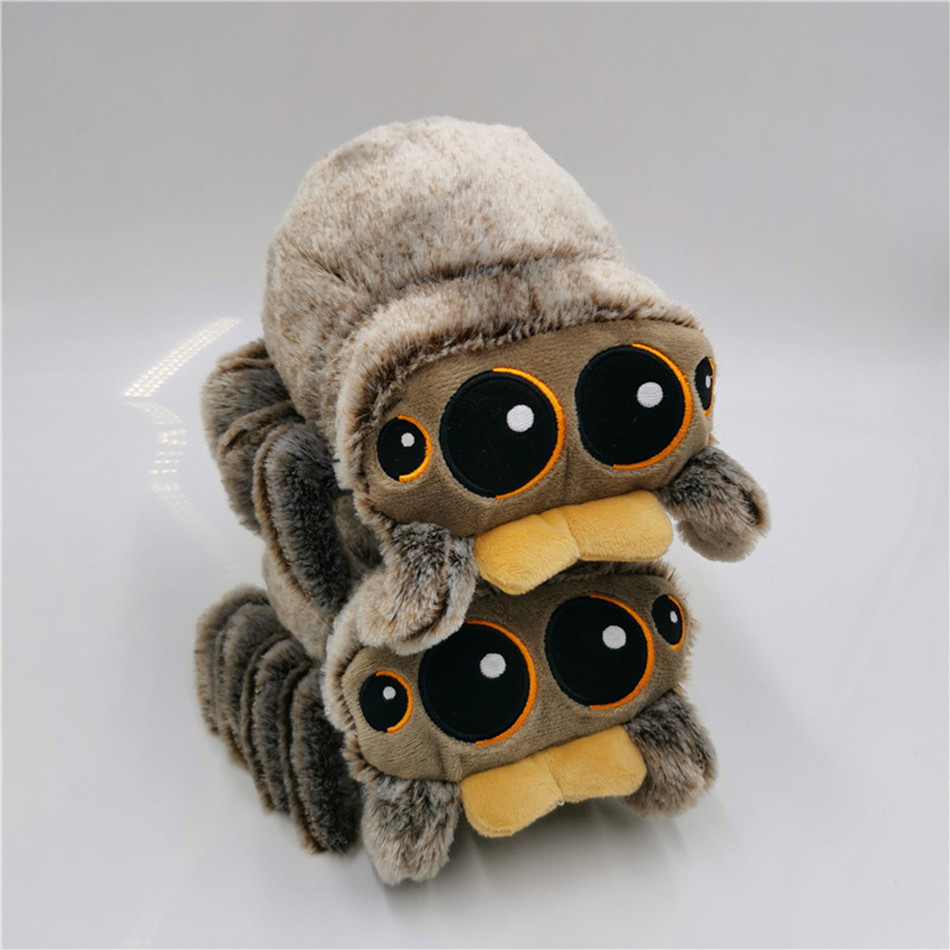 Bichos Macios De Pelúcia Plushies Aranha Brinquedo Preto Pequeno Lucas Simulado Travesseiro Boneca Anime Sala De Jogos D — imagem 2 de 2