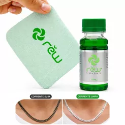 Kit Limpa Prata REW 70ml com Pano Polidor Completo para Limpeza e Brilho