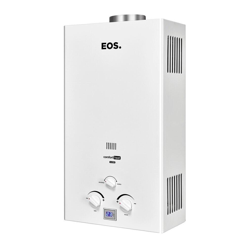 Aquecedor de Água a Gás EOS 16 Litros (Gás Liquefeito de Petróleo) Exaustão Natural Branco EAQ160GM — imagem 2 de 2