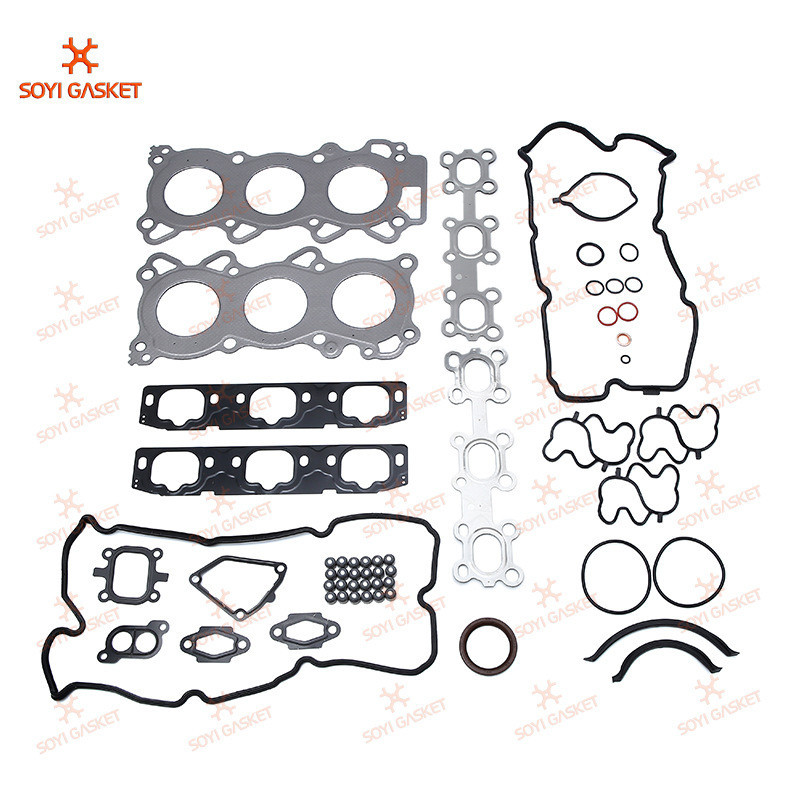 VQ20 A33 estilo 10101-6Y225 Kit de revisão do motor componentes reparo entrada ar almofada ar válvula sala capa almofada