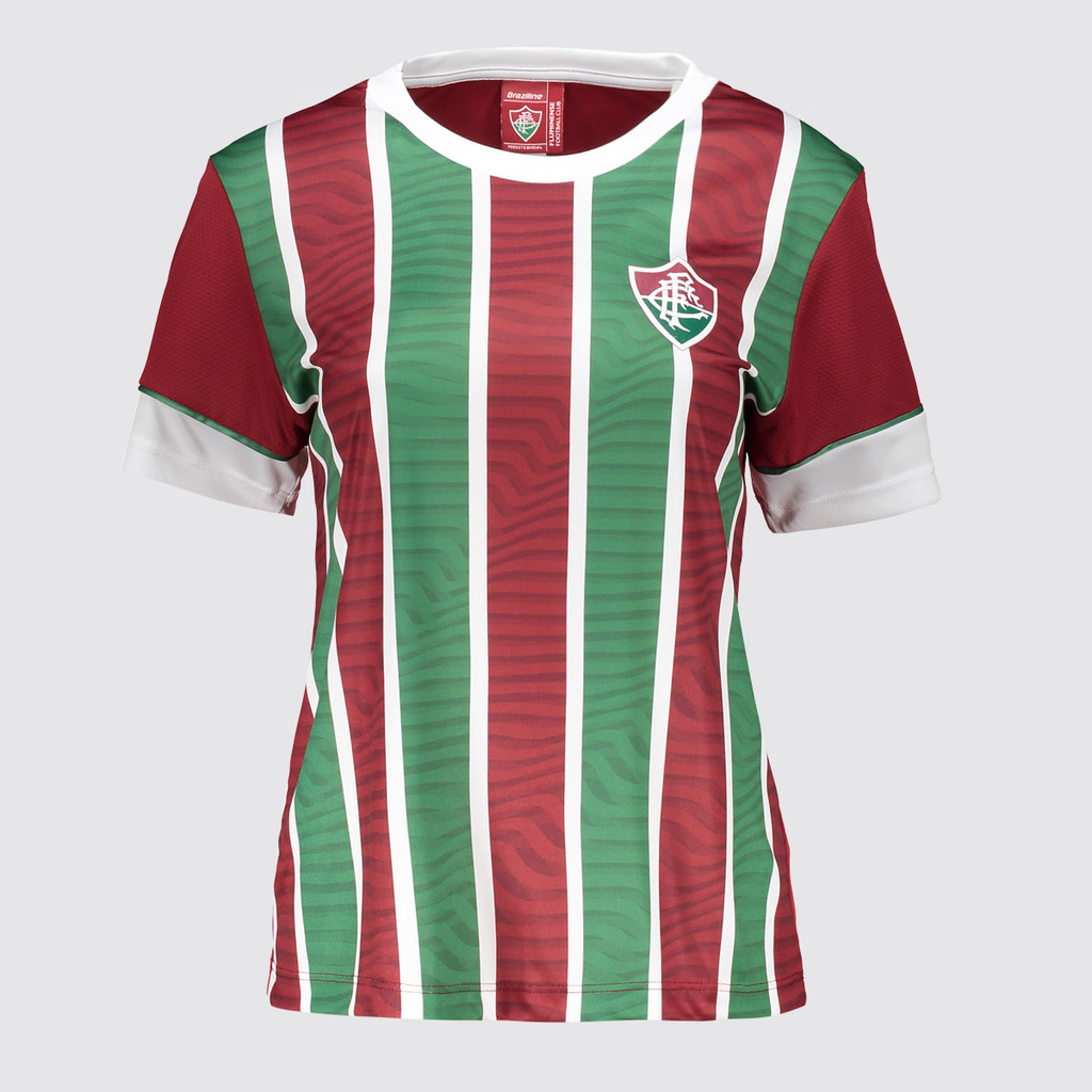 Camisa Fluminense Chiado Feminina Grená