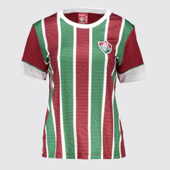 Camisa Fluminense Chiado Feminina Grená