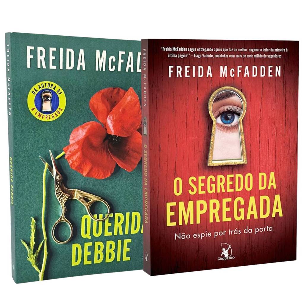 O Segredo da Empregada + Querida Debbie - Suspense Psicológico - Freida McFadden - Kit 2 Livros