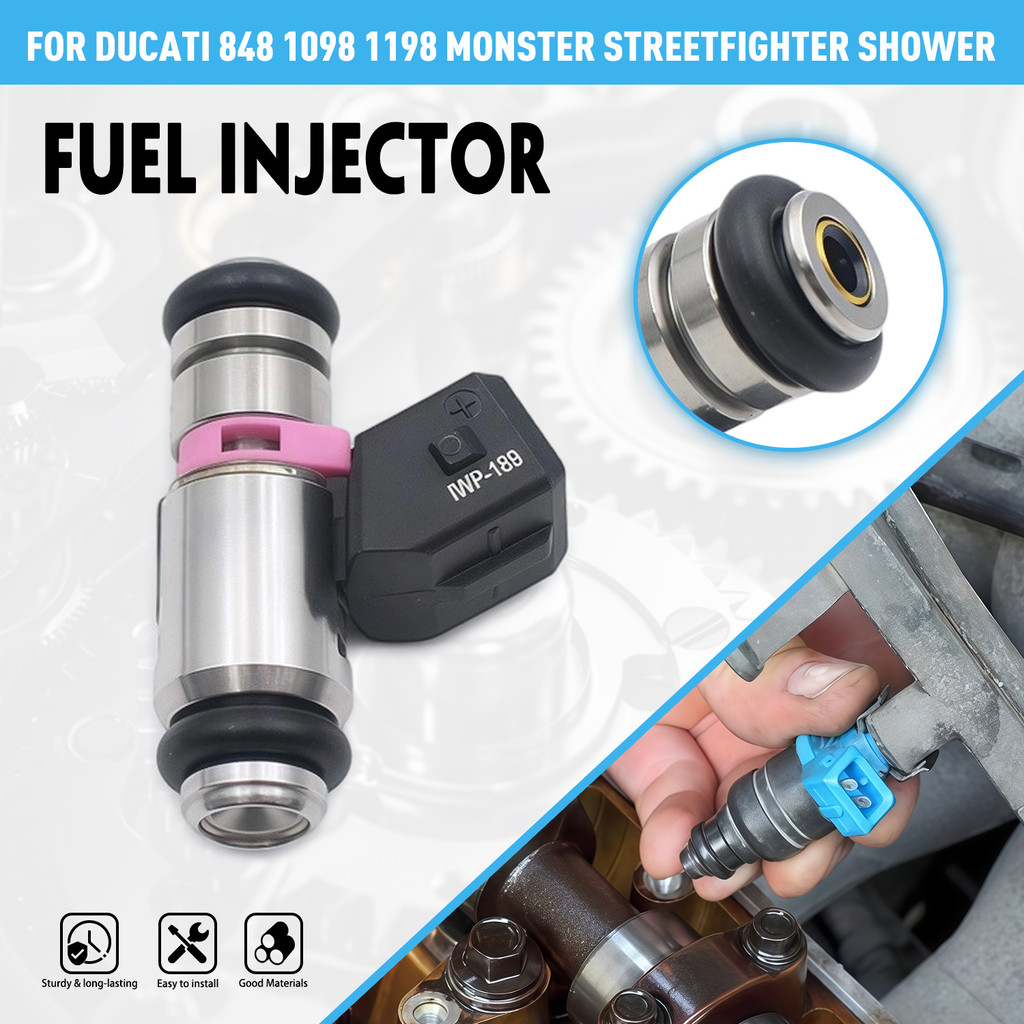 Peças De Motocicleta Injetor Assy De Combustível Para DUCATI 848 1098 1198 MONSTER STREETFIGHTER Chuveiro Oem : Iwp189 2