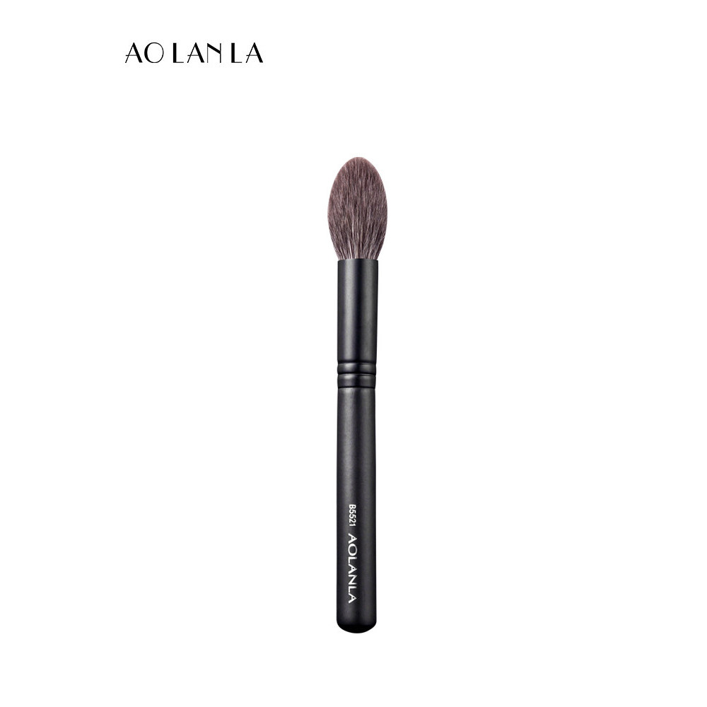 AOLANLA pincel iluminador pontiagudo, cabelo de esquilo macio, pincel de contorno com detalhes pequenos, pincel de maqui