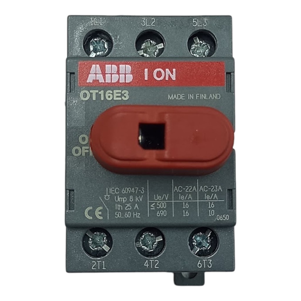 Chave Seccionadora ABB 0T16E3 1SCA022283R8470 25A 690V